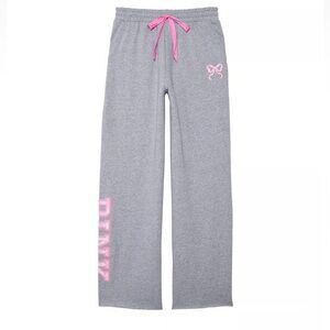 Gray and Pink Sweatpants